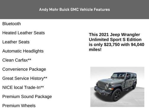 2021 Jeep Wrangler Unlimited Sport