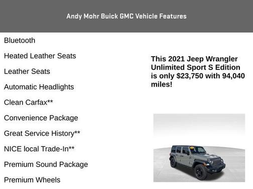 2021 Jeep Wrangler Unlimited Sport