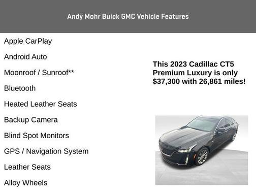2023 Cadillac CT5 Premium Luxury RWD