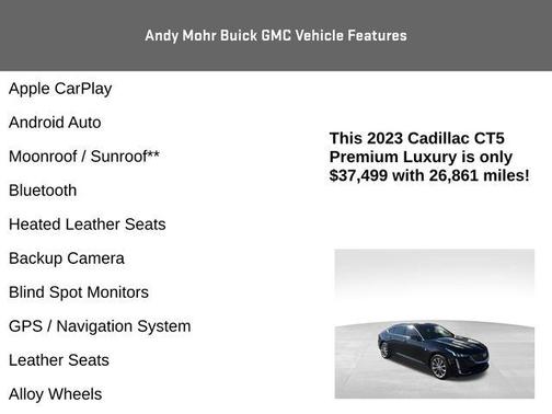 2023 Cadillac CT5 Premium Luxury RWD
