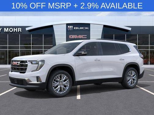 Summit White 2027 GMC Acadia ELEVATION