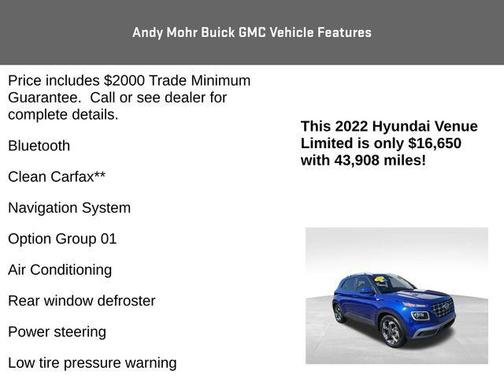 2022 Hyundai VENUE Limited