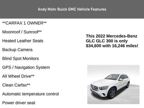 2022 Mercedes-Benz GLC 300 Base 4MATIC