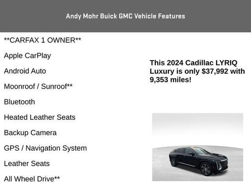 2024 Cadillac LYRIQ Luxury