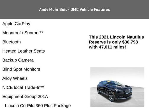 2021 Lincoln Nautilus Reserve