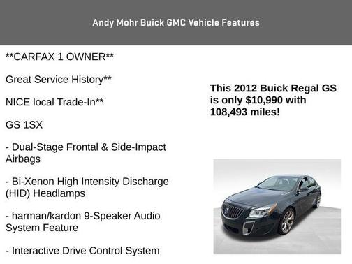 2012 Buick Regal GS