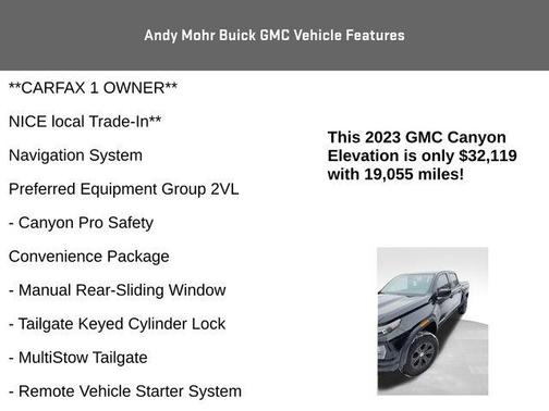 2023 GMC Canyon Elevation