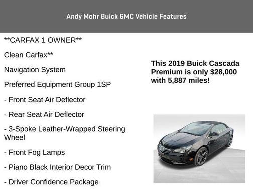 2019 Buick Cascada Premium