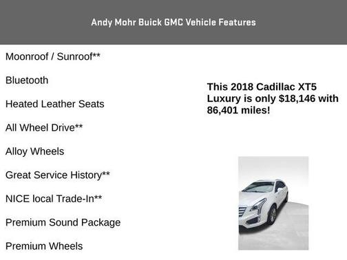 2018 Cadillac XT5 Luxury