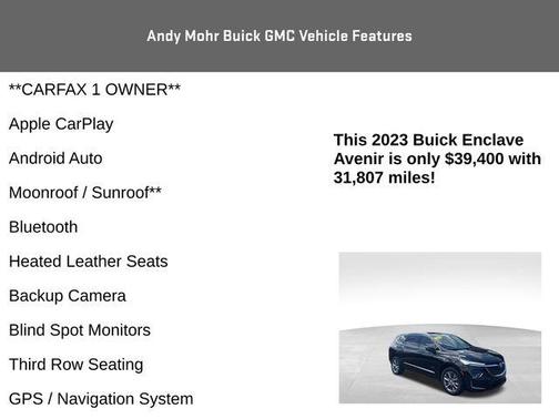 2023 Buick Enclave Avenir
