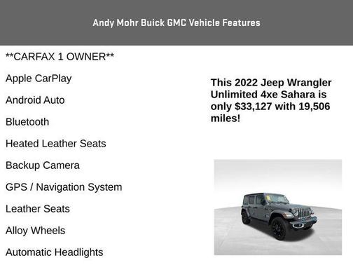2022 Jeep Wrangler Unlimited 4xe Sahara