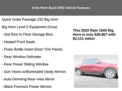 2020 RAM 1500 Big Horn