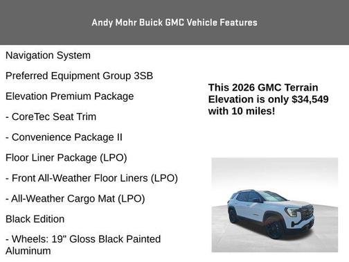 2026 GMC Terrain Elevation