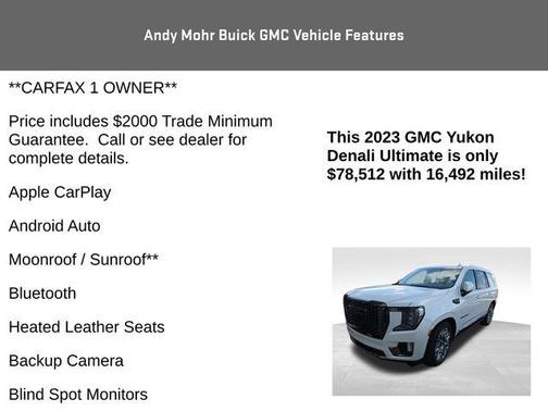 2023 GMC Yukon Denali Ultimate