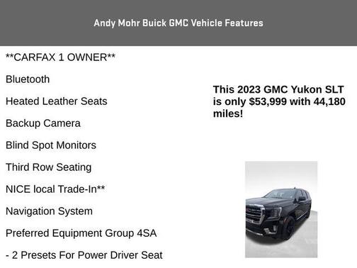 2023 GMC Yukon SLT