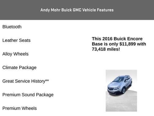 Quicksilver Metallic 2016 Buick Encore Base
