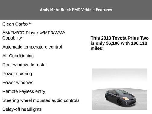 2013 Toyota Prius Two