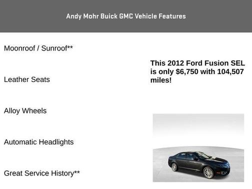 2012 Ford Fusion SEL