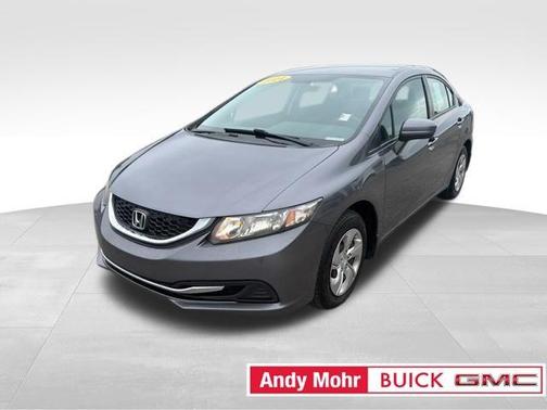 Modern Steel Metallic 2014 Honda Civic LX