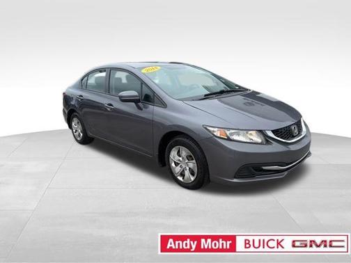 Modern Steel Metallic 2014 Honda Civic LX