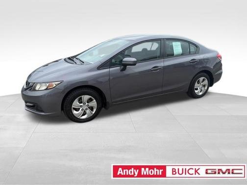 Modern Steel Metallic 2014 Honda Civic LX