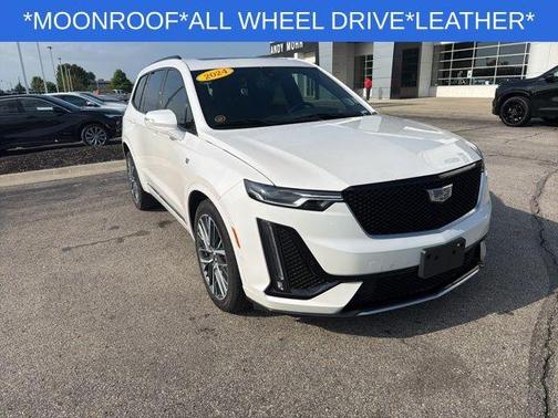 Crystal White Tri-Coat 2024 Cadillac XT6 Sport AWD