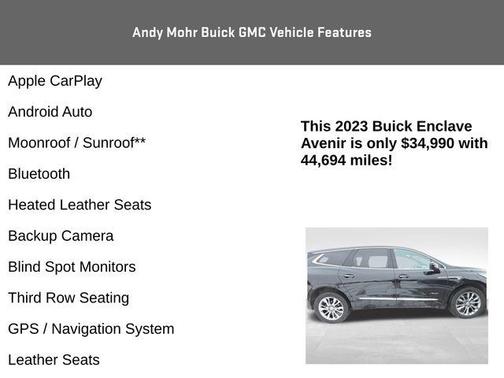 2023 Buick Enclave Avenir