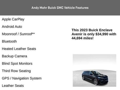 2023 Buick Enclave Avenir