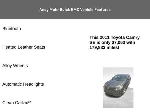 2011 Toyota Camry SE