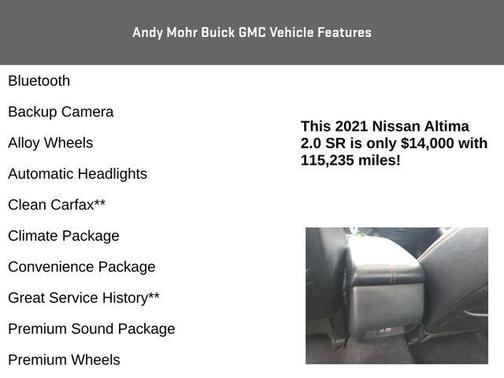 Deep Blue Pearl 2021 Nissan Altima 2.0 SR