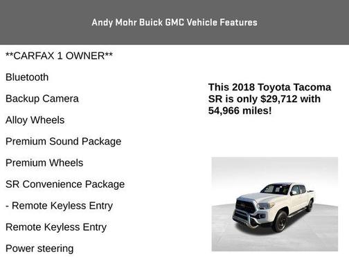 2018 Toyota Tacoma SR