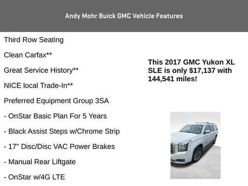 2017 GMC Yukon XL SLE