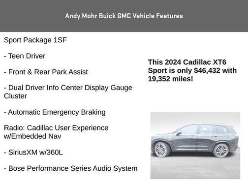 2024 Cadillac XT6 Sport AWD