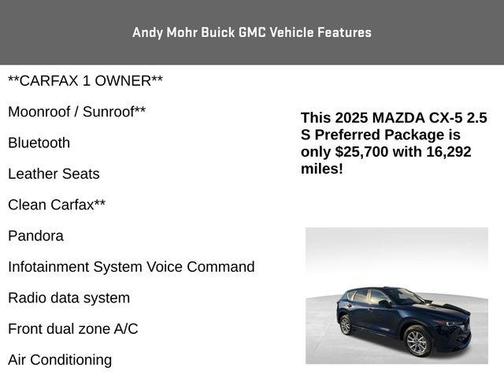 2025 Mazda CX-5 2.5 S Preferred Package