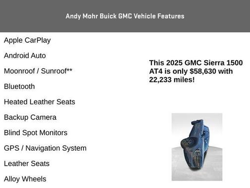 2025 GMC Sierra 1500 AT4