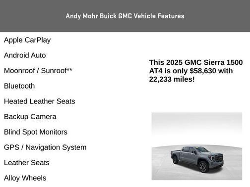 2025 GMC Sierra 1500 AT4