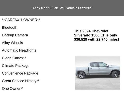 Sterling Gray Metallic 2024 Chevrolet Silverado 1500 LT