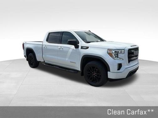 Summit White 2021 GMC Sierra 1500 Elevation