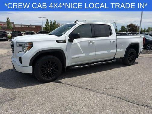 Summit White 2021 GMC Sierra 1500 Elevation