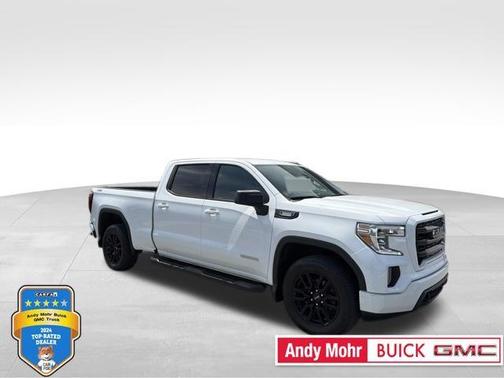 Summit White 2021 GMC Sierra 1500 Elevation