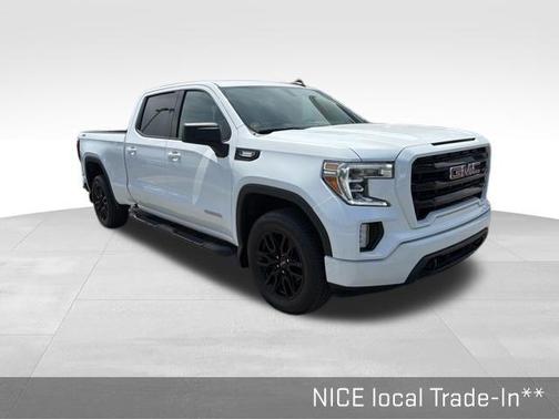 Summit White 2021 GMC Sierra 1500 Elevation