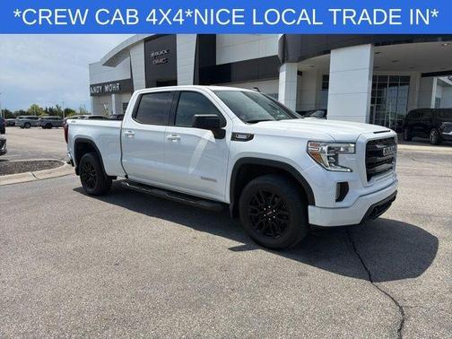 Summit White 2021 GMC Sierra 1500 Elevation