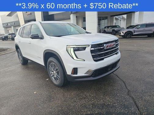 Summit White 2026 GMC Acadia Elevation