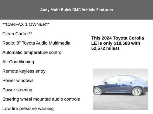 2024 Toyota Corolla LE