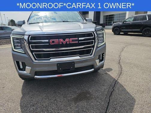 Satin Steel Metallic 2021 GMC Yukon XL SLT