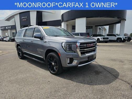 Satin Steel Metallic 2021 GMC Yukon XL SLT