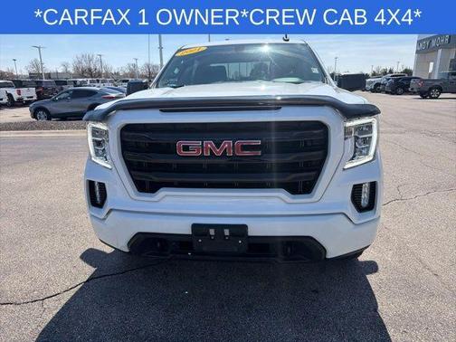 Summit White 2021 GMC Sierra 1500 Elevation