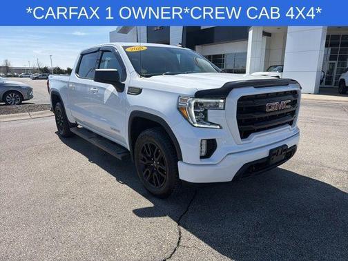 Summit White 2021 GMC Sierra 1500 Elevation