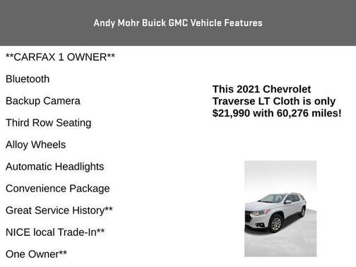 2021 Chevrolet Traverse LT Cloth