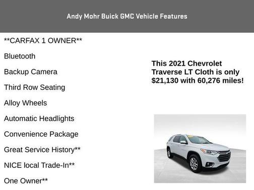 2021 Chevrolet Traverse LT Cloth